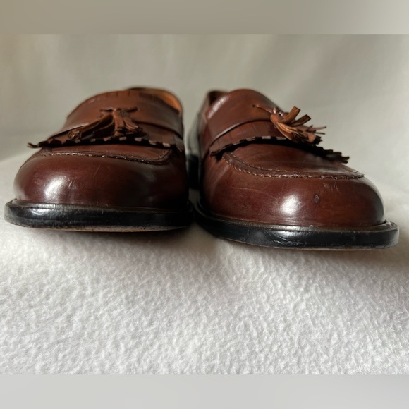 Bostonian Men’s Size 11 1/2M Brown Leather Tassel Shoes - Picture 8 of 16